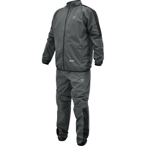 blue army green grey sauna suit for